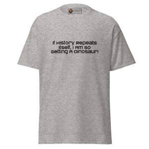 Getting a Dinosaur tee