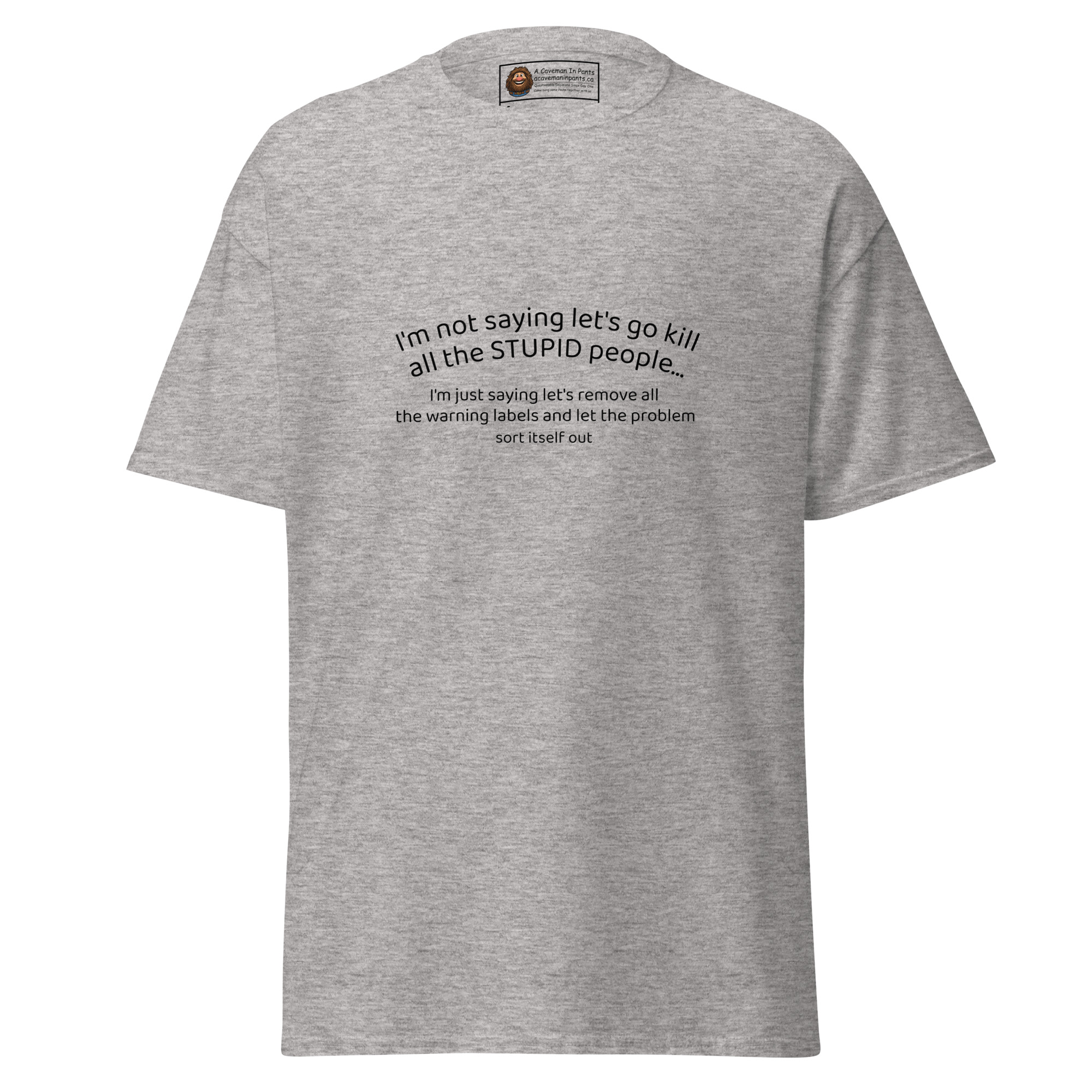 Remove the Warning Labels Tee