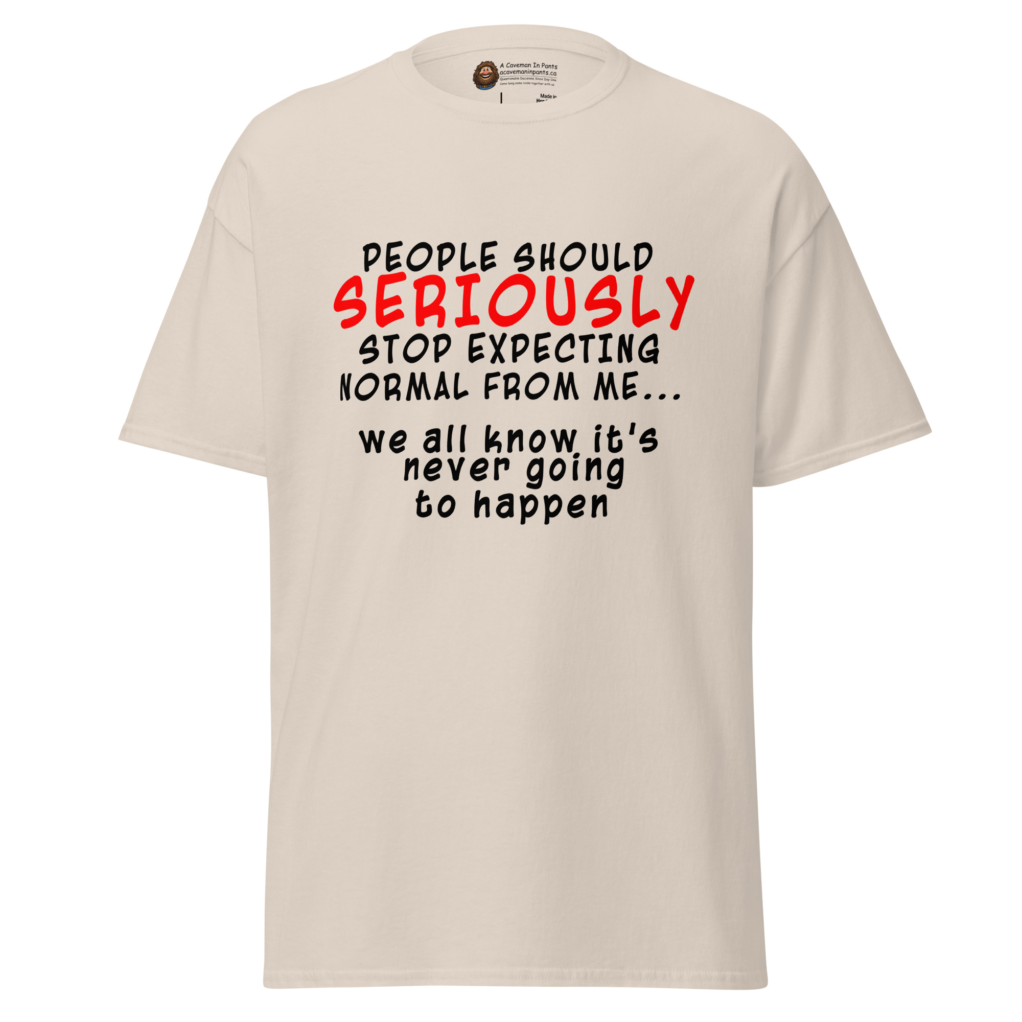 Stop Expecting Normal tee - Image 3