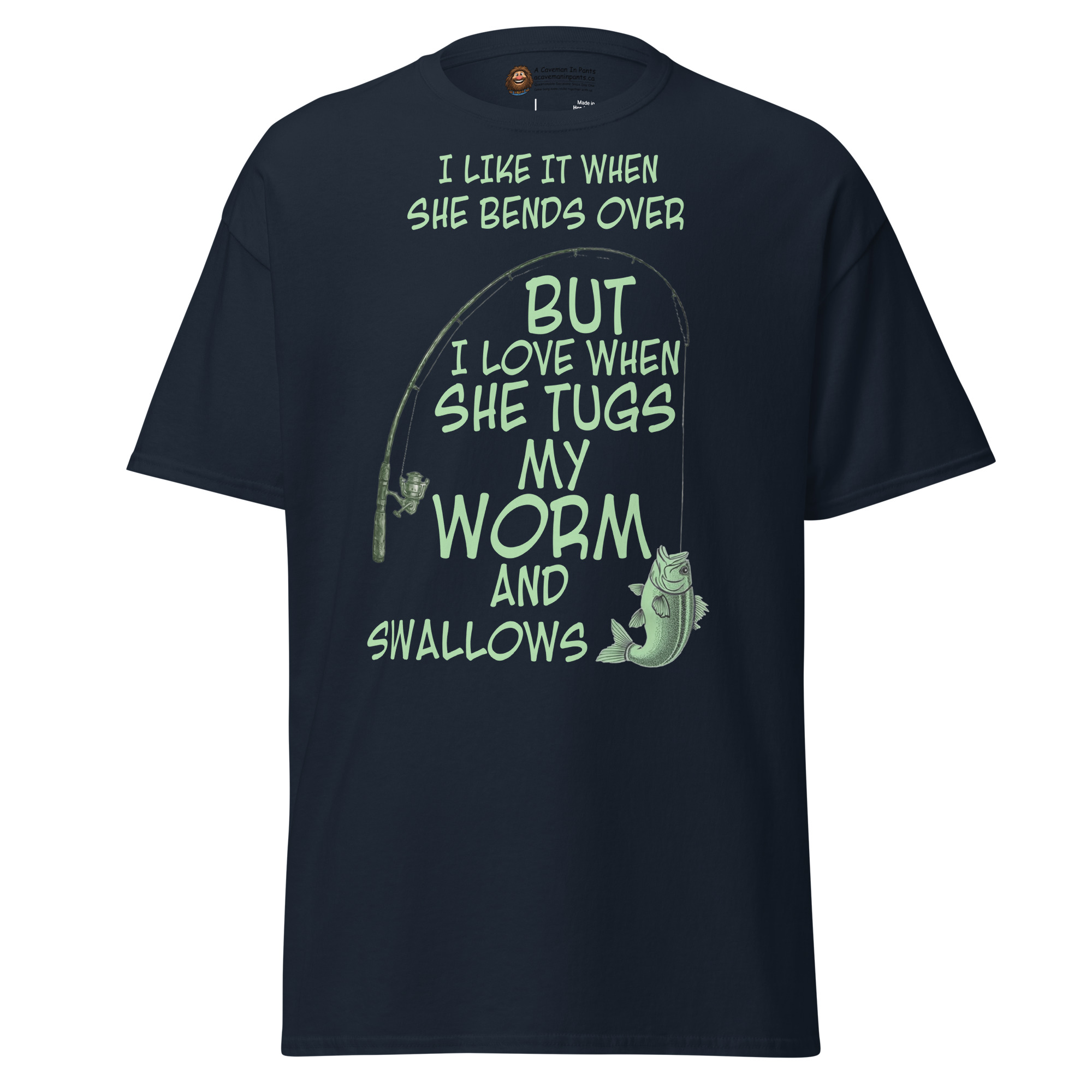 She Tugs My Worm tee - Image 2