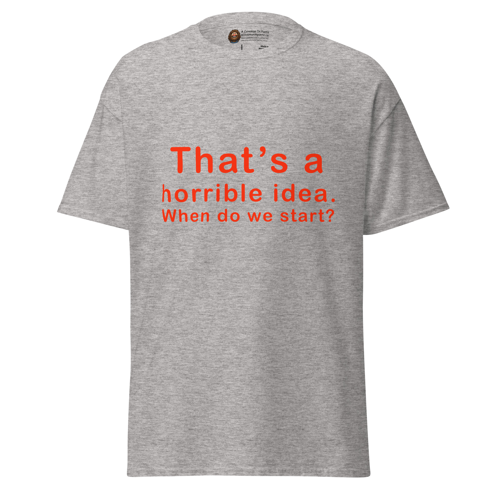 When Do We Start? tee - Image 3