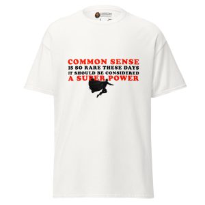 Common Sense Superpower tee