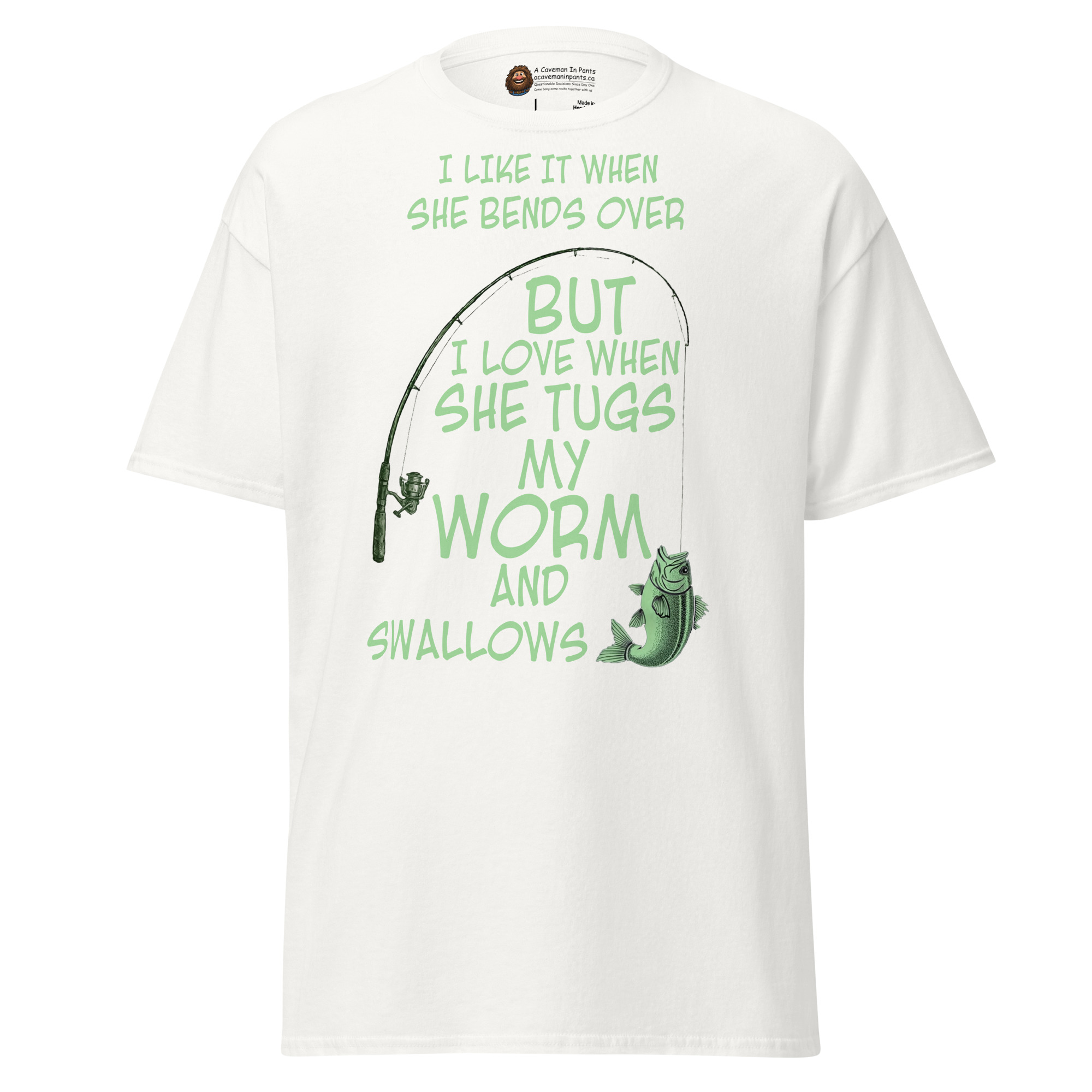 She Tugs My Worm tee - Image 3